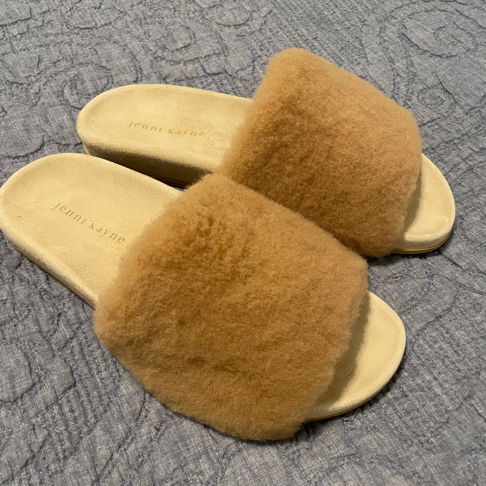 Jenni Kayne Shearling Slide Sandal